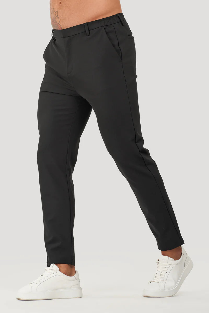 Calça chino elastano cropped
